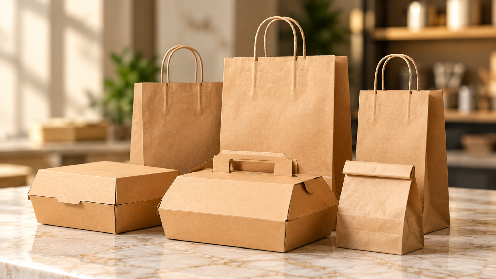 Eco-Friendly Kraft Packaging Display
