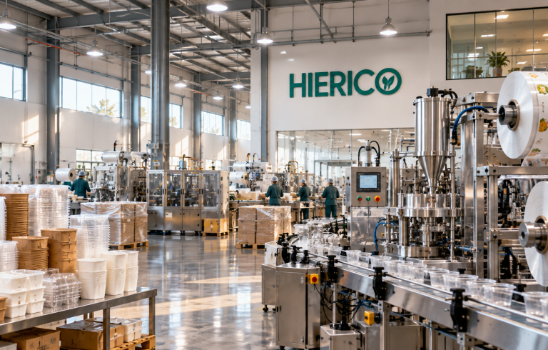 Modern Food Packaging Factory Interior